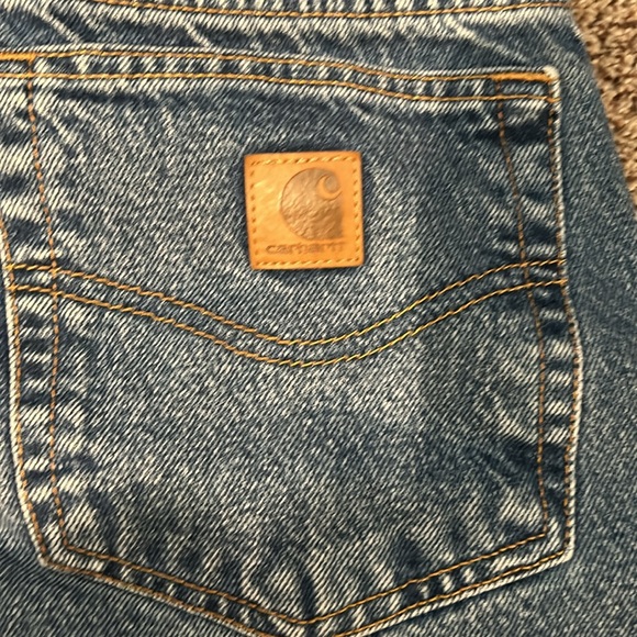 Men’s Carhartt Fleece Lined Jeans - Picture 7 of 8